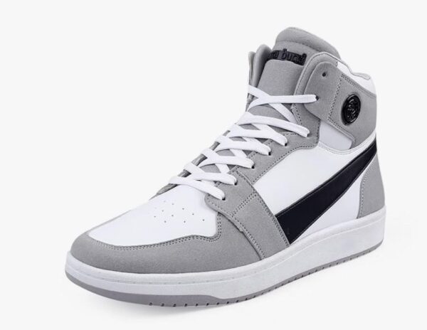 Men's Fashion Sneakers Lace-Up Trainers Basketball Style Walking Shoes