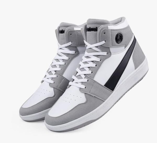 Men's Fashion Sneakers Lace-Up Trainers Basketball Style Walking Shoes - Image 5