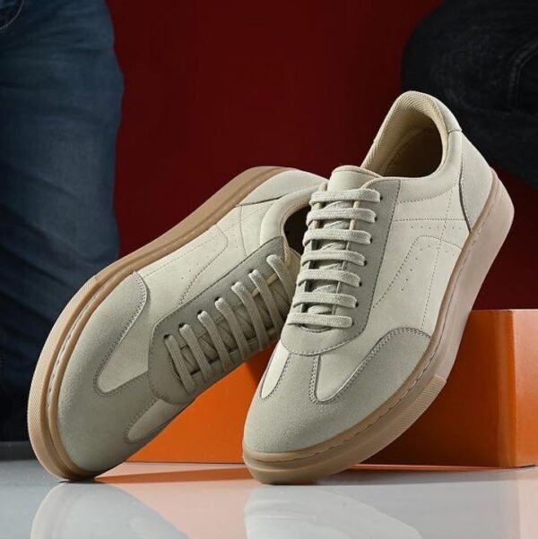 Men Sneakers | Casual Sneakers | Experience Comfort & Style with Soft Cushioned Insole | Trendy Lace-Up Design Perfect for Daily Adventures - Image 3