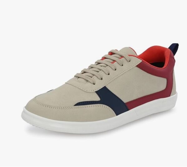 Casual Sneaker Fashion Lace Up Non-Slip Flats Trendy Stylish All Day Comfortable Lightweight Sneakers with Extra Comfort on Heel - Image 2