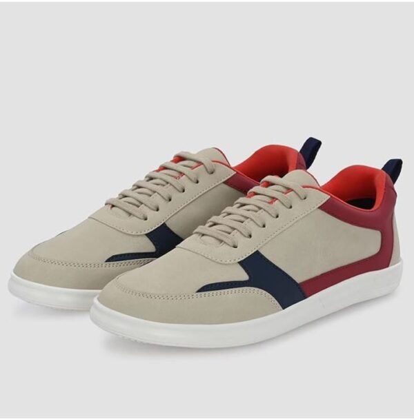 Casual Sneaker Fashion Lace Up Non-Slip Flats Trendy Stylish All Day Comfortable Lightweight Sneakers with Extra Comfort on Heel - Image 4