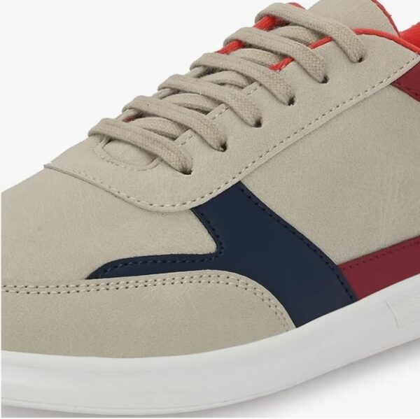 Casual Sneaker Fashion Lace Up Non-Slip Flats Trendy Stylish All Day Comfortable Lightweight Sneakers with Extra Comfort on Heel - Image 5