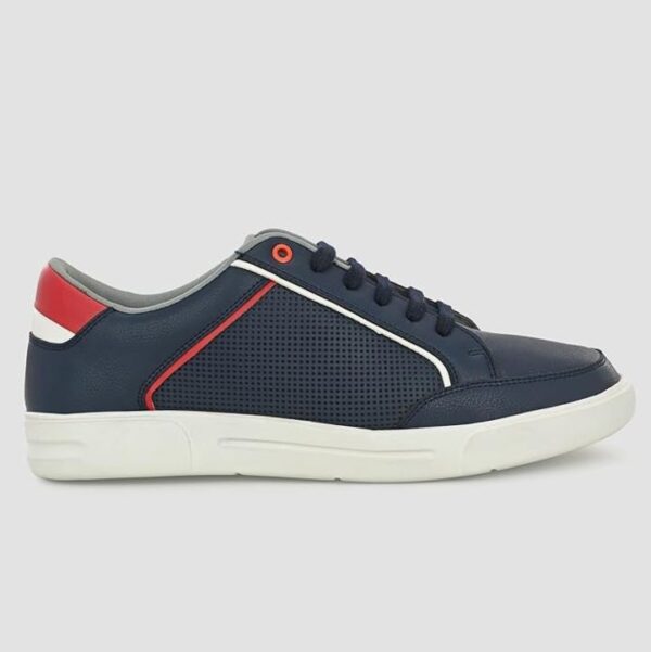 Blue Casual Sneakers Fashion Lace Up Non-Slip Flats Trendy Stylish All Day Comfortable Lightweight Sneakers with Extra Comfort on Heel